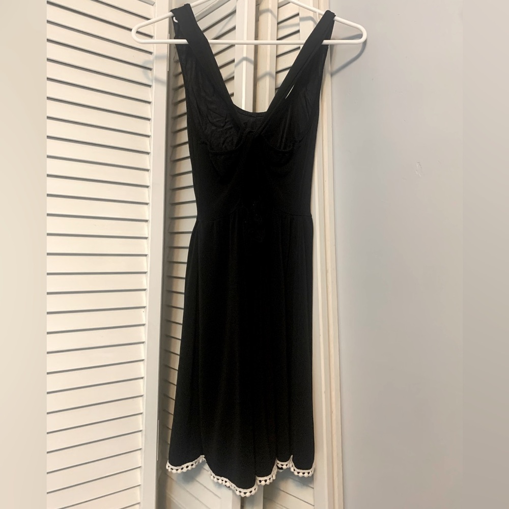 Cross-back dress